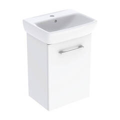Тумба с умывальником GEBERIT SELNOVA SQUARE 502.750.00.1 350x900, белый