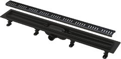 Душевой канал (трап) AlcaPlast 750 мм черный матовый APZ10BLACK-750M