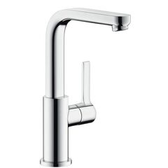 Смеситель для раковины однорычажный Hansgrohe Metris 31081000 (поворотный излив,без сливного гарнитура)