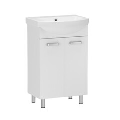 Тумба универсальная с умывальником 55см RJ SOFT-L RJFU023-0155WHSET(RJFU023-0155WH + L71955000)
