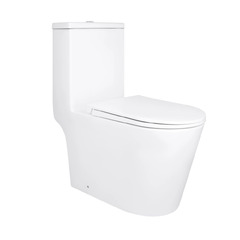 Унитаз напольный Qtap Kolibri Ultra Quiet QT10226380W с бачком и сиденьям Soft Close