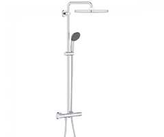 Душевая система с термостатом Grohe QuickFix Vitalio Start System 250 хром 26697000