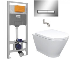 Унитаз с инсталляцией IMPRESE LEDNICE c06807900+i8120