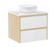 Тумба для раковины подвесная IMPRESE NETKA 60см f3201Dr(1)