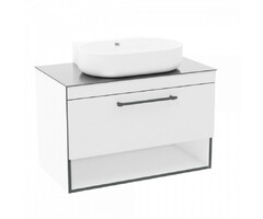 Тумба для раковины подвесная IMPRESE BLACK EDGE f32119W(1)