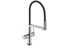 Смеситель для кухни Hansgrohe Talis Select M54 PowderSpray сталь 72861800