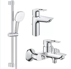 Набор смесителей Grohe BauLoop New 3 в 1 хром UA123215M1