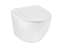 Унитаз подвесной Kroner Harz WHI493736 с сиденьям Soft Close